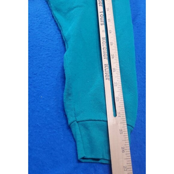 Vintage Taz Refuses To Play Well With Others Wild Thing Sweatshirt L 1995 Teal - Picture 9 of 15